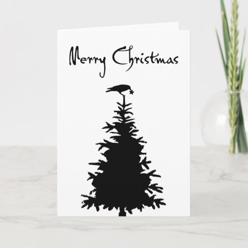 Merry Crow Holiday Card