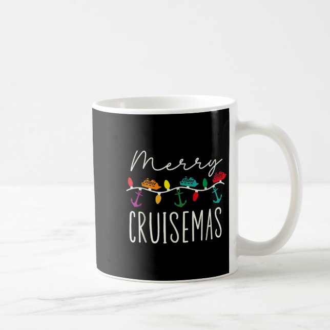 Merry Cruise-mas Cruise Christmas Xmas Pajamas Hol Coffee Mug (Right)