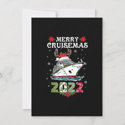 Merry Cruisemas 2022_Cruise Ship Family Christmas  Invitation