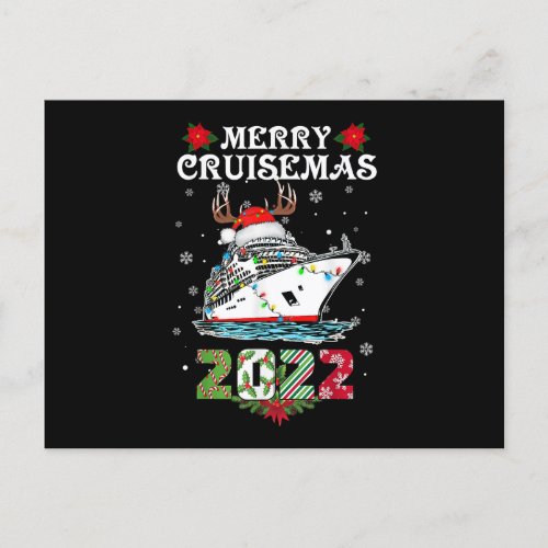Merry Cruisemas 2022_Cruise Ship Family Christmas  Postcard