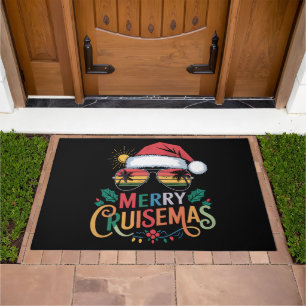 Merry Cruisemas 2024 Christmas Santa Reindeer  Doormat