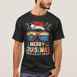 Merry Cruisemas 2025 Funny Christmas Santa Reindee T-Shirt