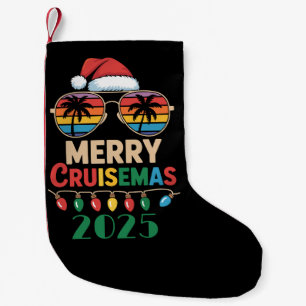 Merry Cruisemas 2025 Personalized Xmas Cruise Small Christmas Stocking