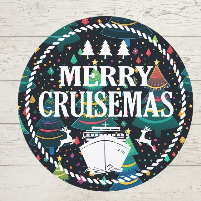 Merry Cruisemas - Christmas Cruise Door Decoration Car Magnet (Merry Cruisemas - Christmas cruise door magnet)