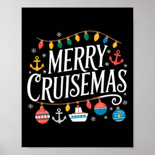 Merry Cruisemas Christmas Cruise S Family Cruisin Poster