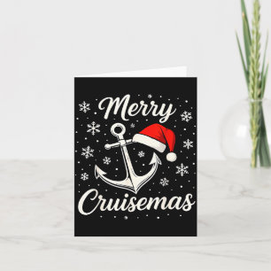 Merry Cruisemas Christmas Family Cruisin Funny Cru Card
