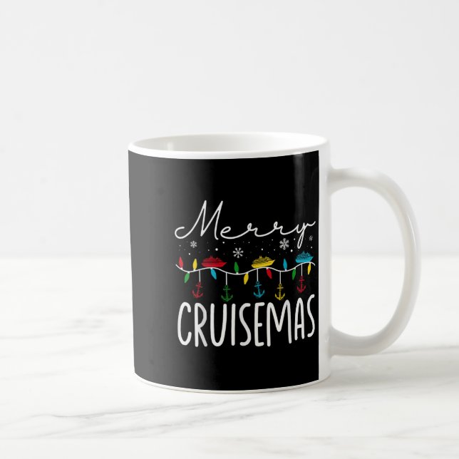 Merry Cruisemas Christmas Family Cruisin Funny Cru Coffee Mug (Right)