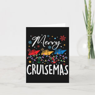 Merry Cruisemas Christmas Family Cruising Squad Xm Card