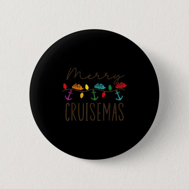 Merry Cruisemas Cruise Christmas Lights Matching F Button (Front)