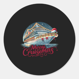 Merry Cruisemas - Cruise Mas  Classic Round Sticker