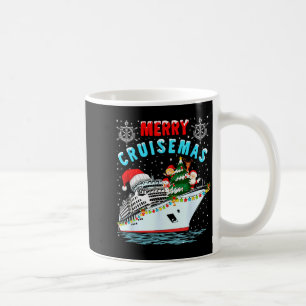 Merry Cruisemas Cruise Ship Family Christmas Coffee Mug