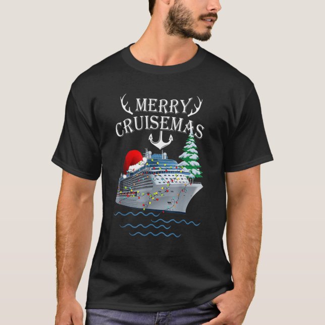 Merry Cruisemas  Cruise Ship Matching Family Chris T-Shirt (Front)
