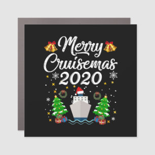 Merry Cruisemas Family Christmas 2020 on Cruise Car Magnet