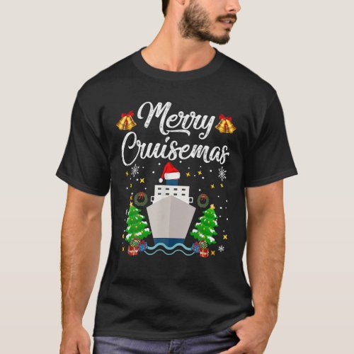 Merry Cruisemas Family Christmas 2021 On Cruise T_Shirt
