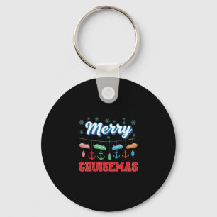 Merry Cruisemas Family Christmas Cruise 2025 Ship Keychain