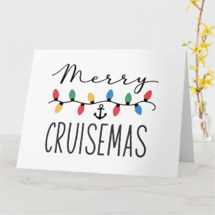 Merry Cruisemas Family Christmas Cruise Trip Card