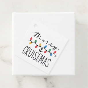 Merry Cruisemas Family Christmas Cruise Trip Favor Tags