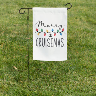Merry Cruisemas Family Christmas Cruise Trip Garden Flag