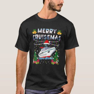 Merry Cruisemas Family Cruise Christmas 2021 Funny T-Shirt