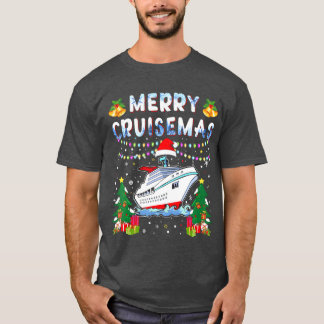 Merry Cruisemas Family Cruise Christmas 2023 vinta T-Shirt