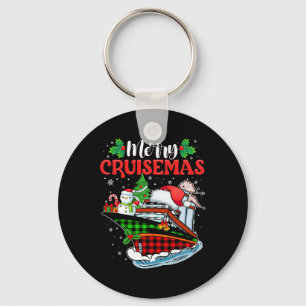 Merry Cruisemas Family Cruise Christmas Fun  Keychain
