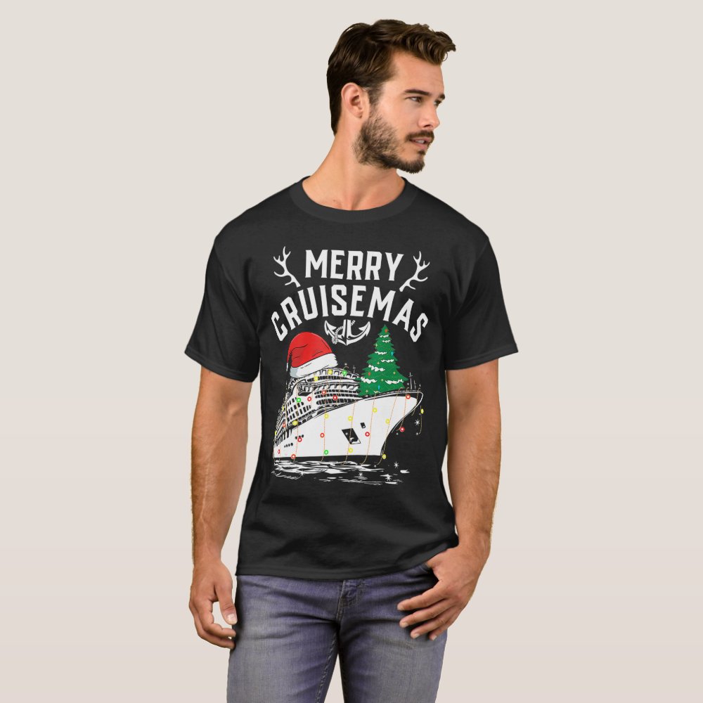 Disover Merry Cruisemas Funny Cruise Ship Family Christmas T-Shirt