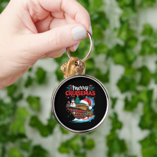 Merry Cruisemas Funny Family Christmas Keychain