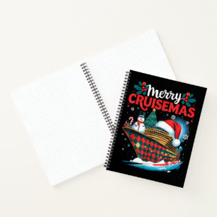 Merry Cruisemas Funny Family Christmas Notebook