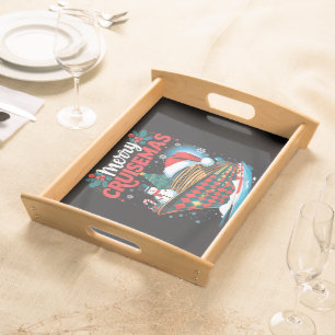 Merry Cruisemas Funny Family Christmas Serving Tray