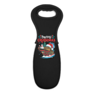 Merry Cruisemas Funny Family Christmas Wine Bag