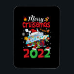 Merry Cruisemas Funny Santa Cruise Plaid Christmas Magnet<br><div class="desc">This is a great gift for your family,  friends during Hanukkah holiday. They will be happy to receive this gift from you during Hanukkah holiday.</div>