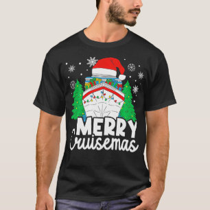 Merry Cruisemas Xmas Christmas Family Cruise Ship  T-Shirt