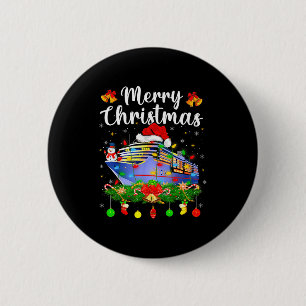 Merry Cruisemas Xmas Lighting Santa Cruise Ship Ch Button