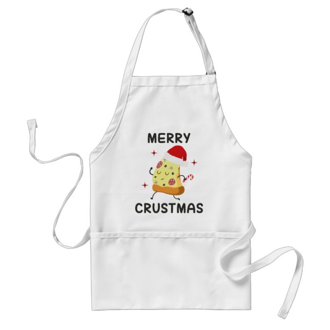 Merry Crustmas Adult Apron (Front)