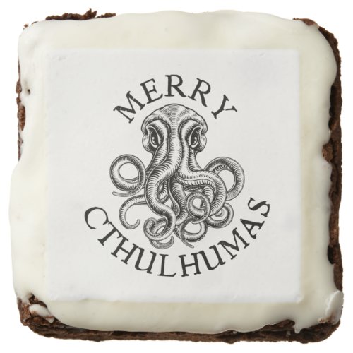 Merry Cthulhumas Lovecraft Cthulhu Brownie