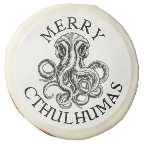 Merry Cthulhumas Lovecraft Cthulhu Sugar Cookie