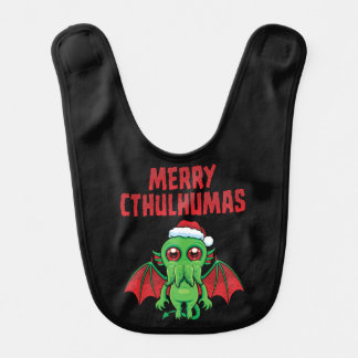 Merry Cthulhumas Seasons Greetings Baby Bib