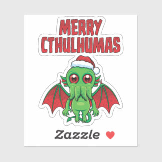 Merry Cthulhumas Seasons Greetings Sticker