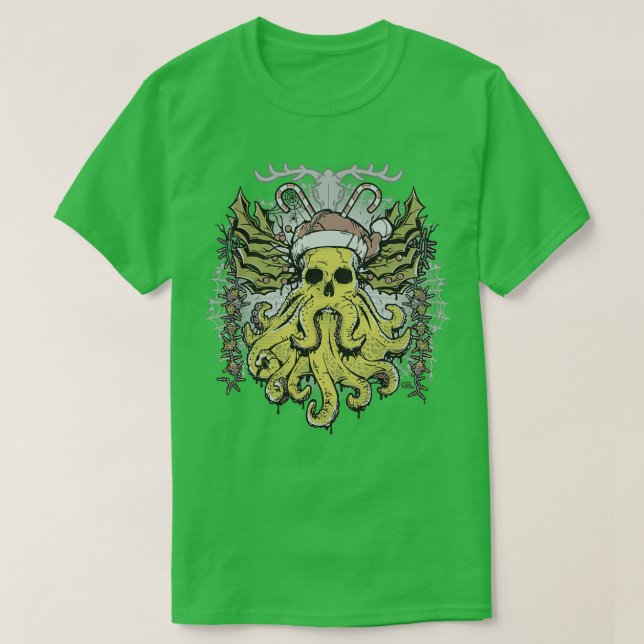 Merry Cthulhumas  T-Shirt (Design Front)