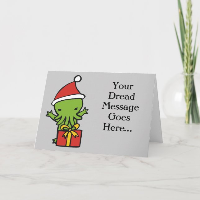 Merry Cthulmas Holiday Card (Front)
