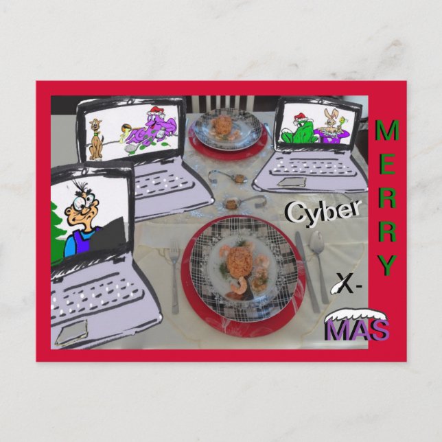 Merry Cyber X-Mas Postcard (Front)