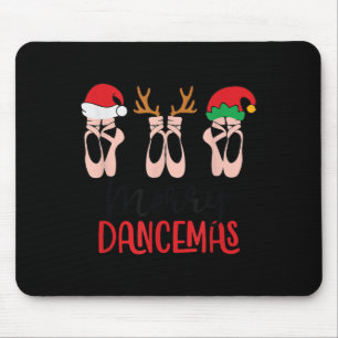 Merry Dancemas Ballet Dance Teacher Christmas Holi Mouse Pad