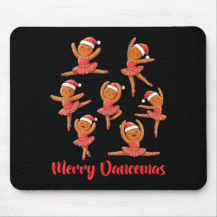 Merry Dancemas Ballet Dancer Gingerbread Teacher C Mouse Pad