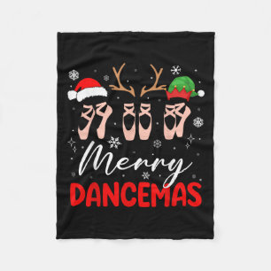 Merry Dancemas Christmas Ballet Scute Ss Cute Sss Fleece Blanket
