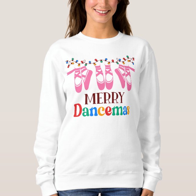 Merry Dancemas Christmas Light Sweatshirt (Front)