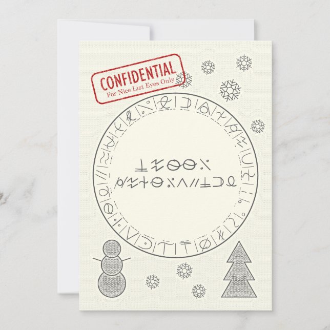 Merry Decryptmas Holiday Card (Front)
