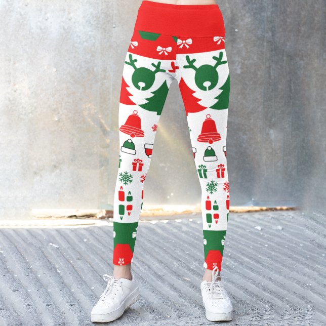 Merry Deer Capri Leggings (Creator Uploaded)