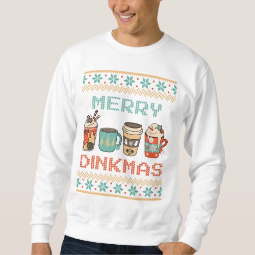 Merry Dinkmas Pickleball Ugly Christmas Sweater