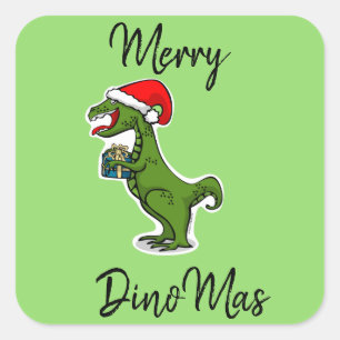 Merry DinoMas Sticker