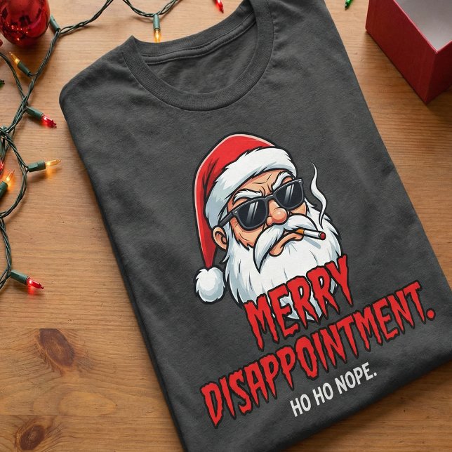 Merry Disappointment Funny Santa Shirt  Ho Ho Nope (Creator Uploaded)